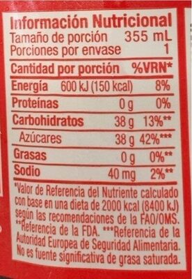 Gaseosa 355 ml 