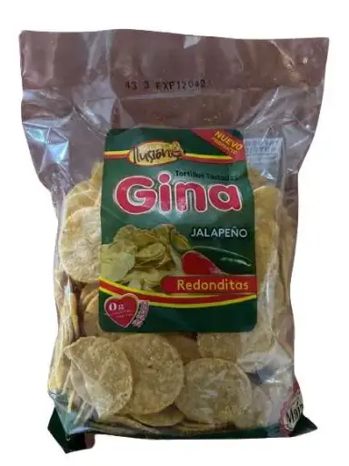 Tortillas Gina jalapeño 