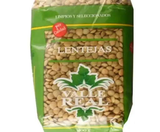 Lentejas paq 400 gr 